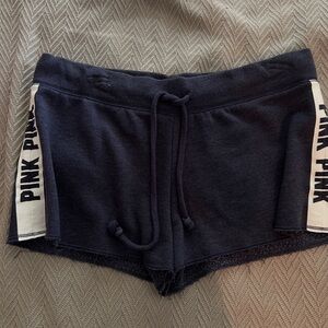 PINK Victoria's Secret Navy Athletic Shorts